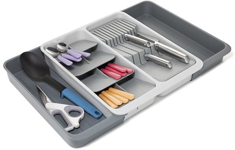 Joseph joseph drawerstore™ uitschuifbare meerlaagse bestelinzet met messenorganiser