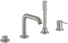 Grohe essence new viergats badrandcombinatie - supersteel