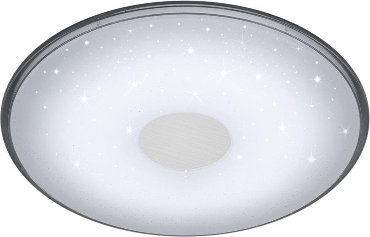 Trio shogun - plafondlamp - wit - incl. 1x smd 21,5 w - dimbaar met schakelaar - niet extern dimmerbaar - sterlichteffect