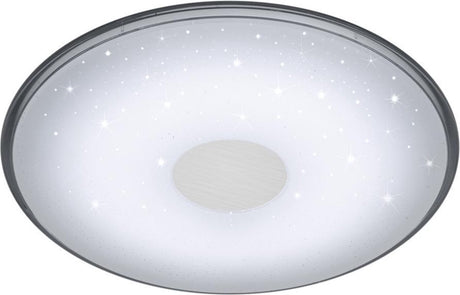 Trio shogun - plafondlamp - wit - incl. 1x smd 21,5 w - dimbaar met schakelaar - niet extern dimmerbaar - sterlichteffect