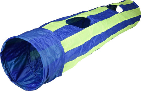Flamingo - kattenspeelgoed tunnel feline cruiser - assorti - 136 x 25 x 25 cm one size