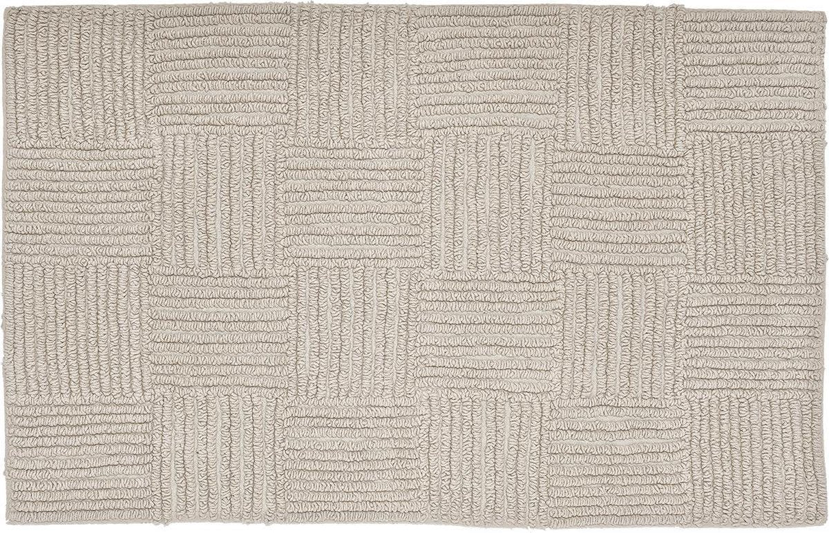 Sealskin reverse badmat 60x90 cm - katoen - zand