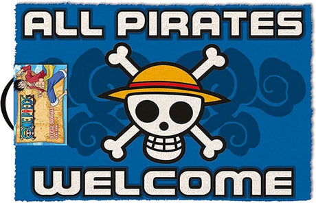 Pyramid international one piece - all pirates welcome deurmat 40x60cm