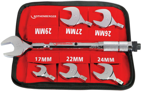 Rothenberger 175001 moment-steeksleutelset 14 - 77 nm