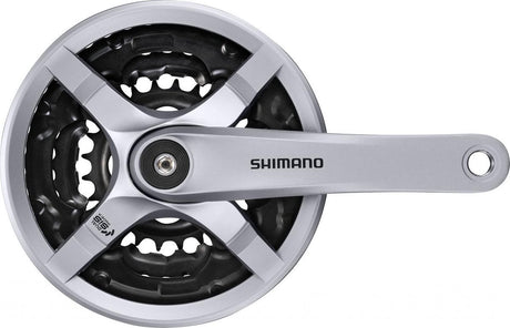 Shimano - crankstel fc-ty501 - 170 mm crankarm – 48 × 38 × 28t – zilver
