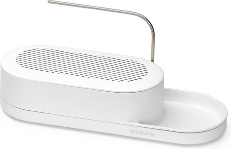 Brabantia sinkstyle gootsteen organizer - met vaatdoekhouder - mineral fresh white