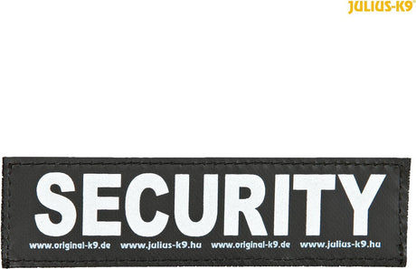 Julius k9 tekstlabel – security groot