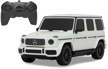 Jamara rc voertuig auto - 405192 rc auto mercedes-benz g63 - g klasse - wit - 2,4ghz rc model kant en klaar - 1:24 bestuurbare auto