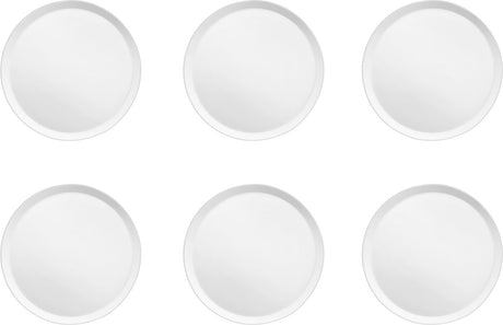 Medard de noblat - yaka white - dessertbord 21.5 cm - 6 delig - porselein