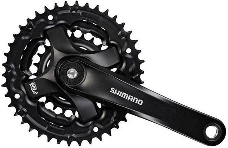Shimano 6 7 8-speed tourney fc-ty501 crankstel met 170 mm crank 48 x 38 x 28t - zwart