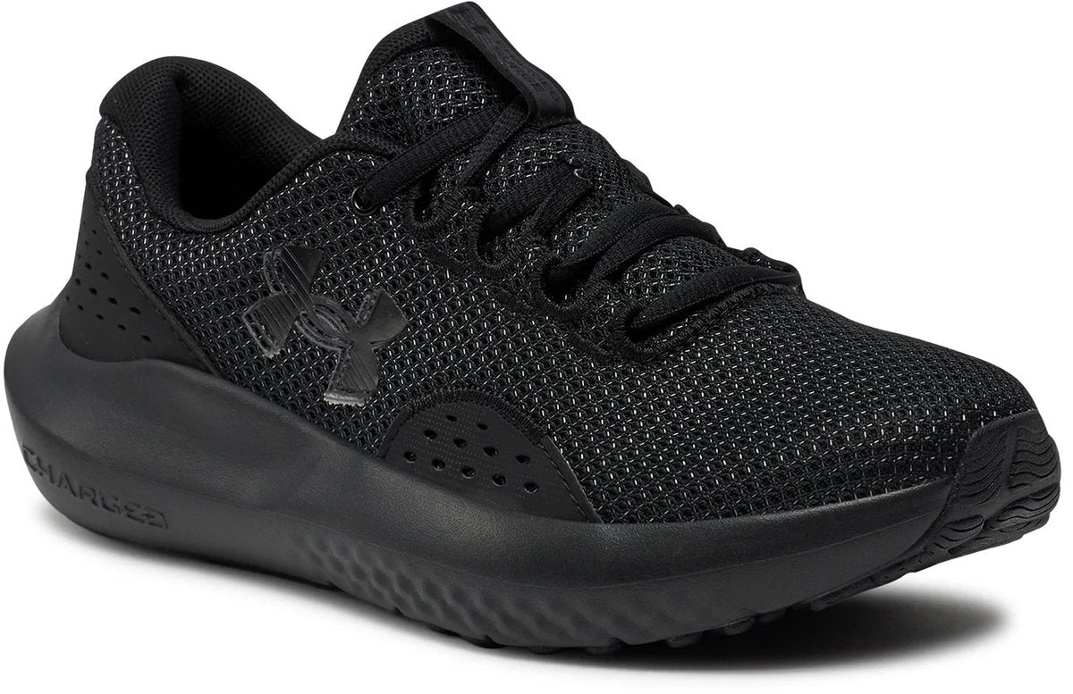Under armour ua w charged surge 4-blk dames sportschoenen - zwart