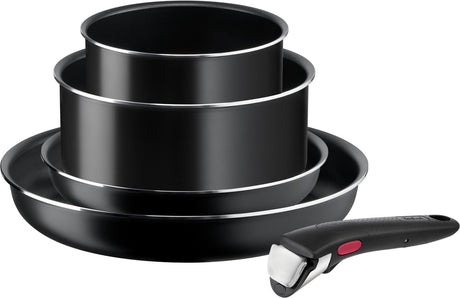 Tefal ingenio easy cook clean - pannenset - 5-delig - niet geschikt voor inductie - stapelbaar - afneembare handgreep