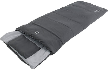 Outwell companion lux slaapzak grijs long left zipper