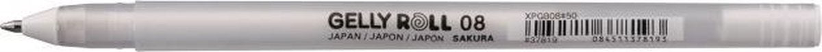 Sakura gelly roll gelpen - wit- 08 medium - 1 stuk - gelpennen voor volwassenen en kinderen