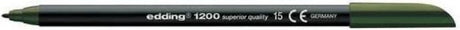 Edding -1200 teken kleur stift olijfgroen 1st 0,5-1 mm 4-1200015