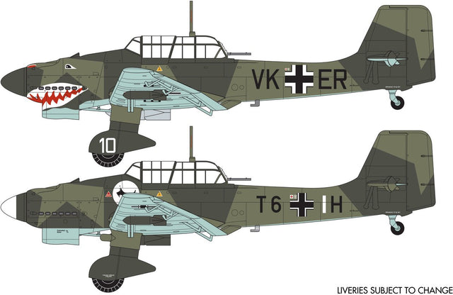 Airfix modelbouwpakket militaire voertuigen - 03087a junkers ju87b-1 stuka plastic - 1:72 - modelbouw