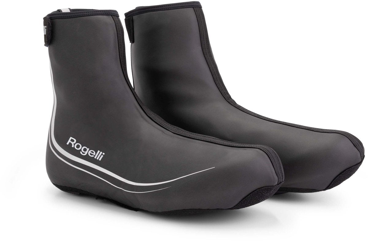 Rogelli hydrotec dames en heren overschoenen wielrennen - zwart