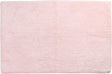 Differnz initio badmat 50x80cm roze - anti-slip laag voor extra veiligheid - geschikt voor vloerverwarming - 100% katoen - effen design met afgeronde hoeken - rechthoekige vorm - kleur roze