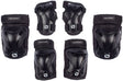 Nijdam skate beschermset - volwassenen - ink shield - zwart- maat m