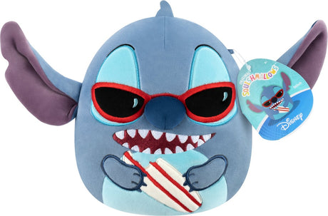 Jazwares squishmallows - lilo stitch - little plush - stitch with surfboard - 20cm plush