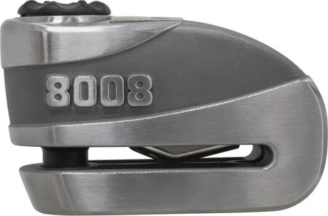 Abus motorslot kettingslot-schijfremslot-combinatie - granit™ detecto xplus 8008 12ks loop - security level 20 - art-4 zwart - 120 cm - geschikt voor motoren