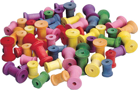 Colorations houten klossen speelgoed set - 50 stuks knutselplezier.
