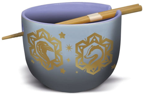 Stor harry potter ramen bowl met chopsticks magic mayhem kitchen- and tableware