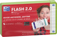 Oxford flash 2.0 - flashcards - gelijnd - a7 - groene rand - 80 stuks