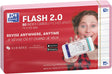 Oxford flash 2.0 - flashcards - gelijnd - a7 - roze rand - 80 stuks