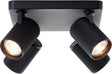 Brilliant marty - plafondspot - gu10 4x5w - 3000k - zwart