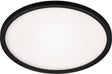 Briloner slim - led plafonniére - plafondlamp - 18w - wit-zwart - ø29.3cm
