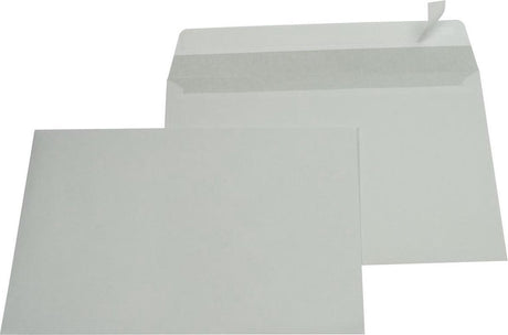 Gallery enveloppen formaat 162 x 229 mm stripsluiting binnenzijde grijs doos van 500 stuks