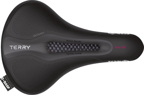 Terry zadel fisio gtc max gel dames zwart - zdt154