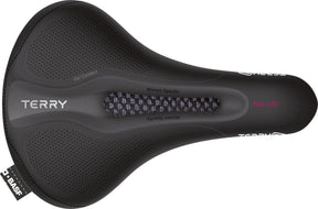 Terry zadel fisio gtc gel dames zwart - zdt153