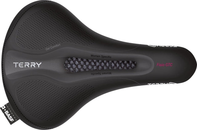Terry zadel fisio gtc gel dames zwart - zdt153