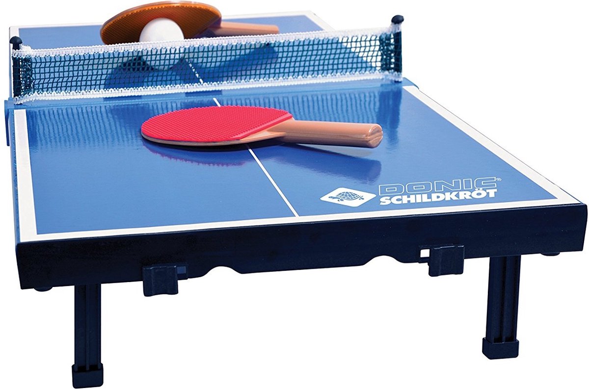 Donic schildkröt mini tafeltennistafel 68 x 33 x 9 cm