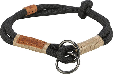 Trixie be nordic - halsband hond half-slip - zwart zand - maat xs s - 30x0.6cm one size