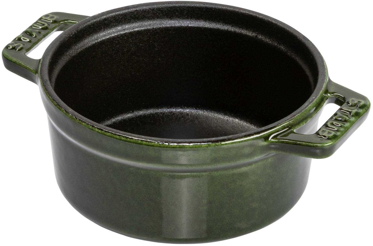 Staub kom rond 10 cm basilicum new classic 1101085