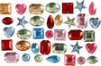 Creativ company creative - strasstenen aladdin's grot - 15-17 mm - circa 40 stuk -15gr