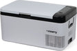 Steamy -e single zone elektrische compressor koelbox - 20 liter - 12v en 230v - voor auto en camping - wit