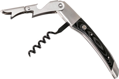 Zwilling kelnersmes 3-in-1 – rvs – zwarte micarta handgreep
