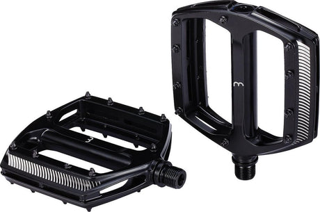 Bbb cycling fietspedalen mountainbike - aluminium - geschikt voor e-bike - anti slip pedalen mtb - flat pedals - fiets trappers - coolride zwart - bpd-36