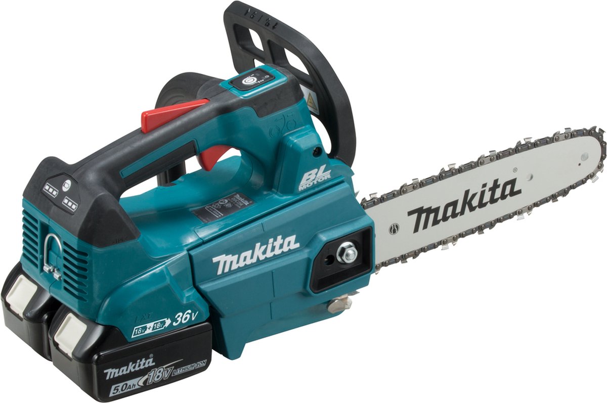 Makita duc256z accu tophandle kettingzaag 25cm 2x18v basic body