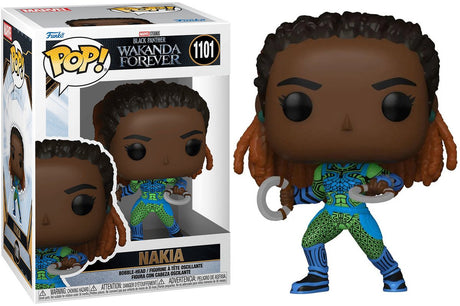 Funko black panther verzamelfiguur marvel pop! wakanda forever nakia 9 cm multicolours