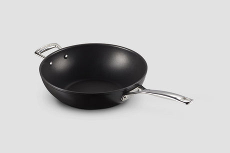 Le creuset wokpan met steel - les forgées tns - ø 30 cm 4.7 liter - standaard anti-aanbaklaag