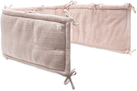 Jollein boxbumper - 180x30cm boxomrander - sprinkle knit - silk rose