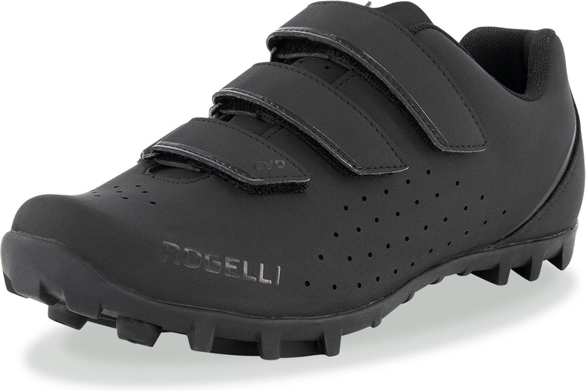 Rogelli ab-650 mtb schoenen heren en dames - fietsschoenen mountainbike - zwart - maat 41