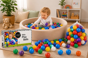 Didak 100 speelballen in doos - play - 6 cm diameter