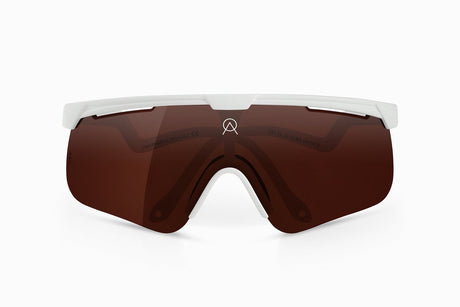 Alba optics fietsbril - delta white vzum pou