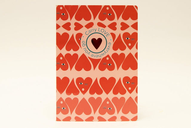 Ancor schrift b'log hearts love a4 lijn 48 vel 90 grams
